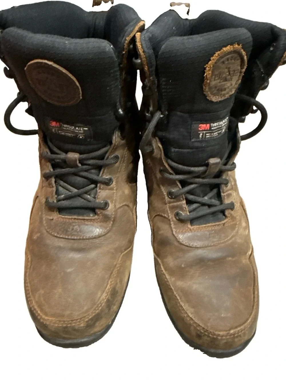 Rocky Brown Men's Lace-Up Hiking Boot with Black Collar
